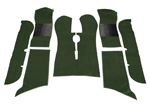 Tufted Carpet Set - Green - Triumph TR7 Coupe - RB7418GREEN